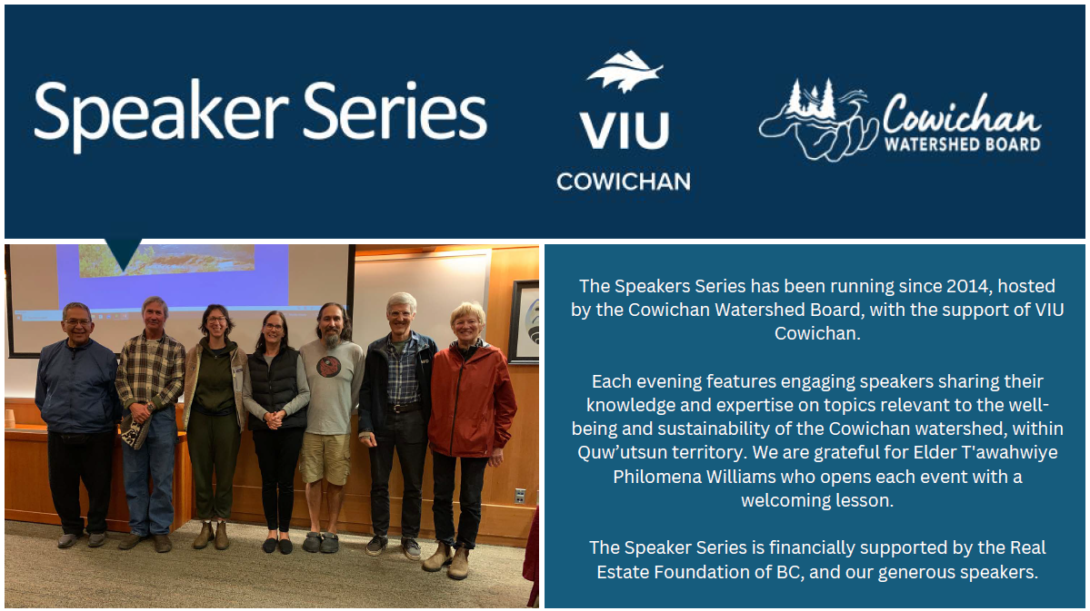 Image and introduction to Speaker Series