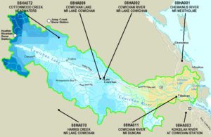 Cowichan Watershed Discharge Map