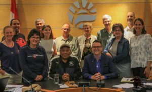 Board members in CVRD office