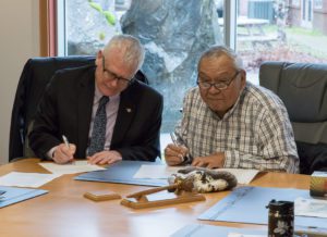 Signing Koksilah Interim letter of agreement
